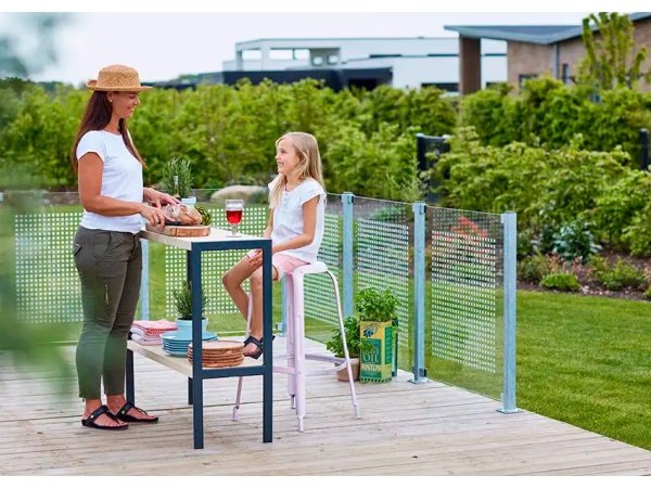 Plus stålstolpe m/fod