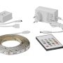 Nordlux LED-strip Hvid, trinløs 3 mtr. Billedet viser produkt og tilbehør.