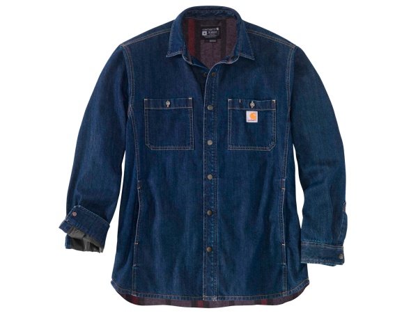 Carhartt denimskjorte med for