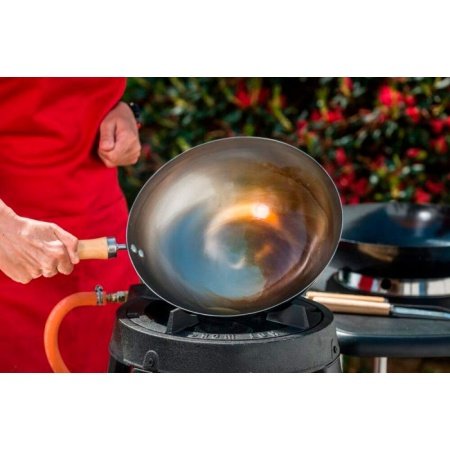 Hot Wok Original gasblus Hot Wok Original gasblus inkl. regulator/wok/slange. Billedet viser produkt med hvid baggrund.