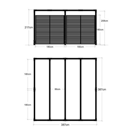 Plus Cubic Pergola
