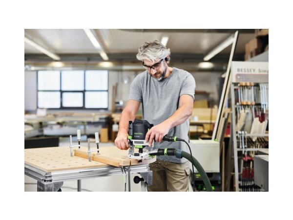 Festool udsugningskappe. Produkt vises oppefra