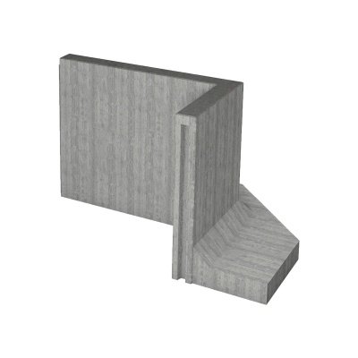 IBF Parkline Støttemur 40 40 x 80 x 45