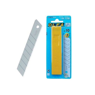Olfa bræk-af knivblade 18 mm, 10 stk. pr. pakke