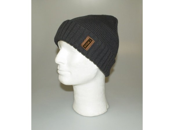 Ryom strikhue Ryom strikhue med rib og bukket kant