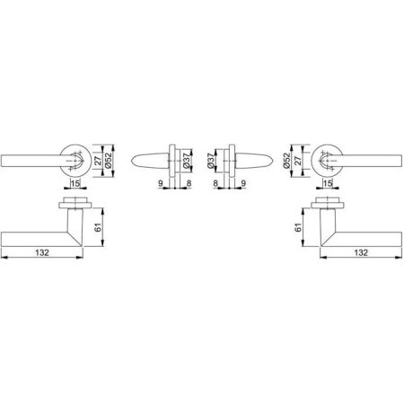 Hoppe Stockholm dørgreb