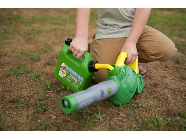 John Deere løvblæser med sæbebobler John Deere løvblæser med sæbebobler