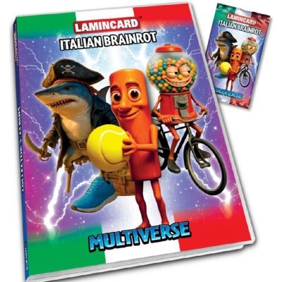 Brainrot Album incl. 1 foilpack Wave 2 – samleralbum med plads til 162 kort og inkluderet foilpack