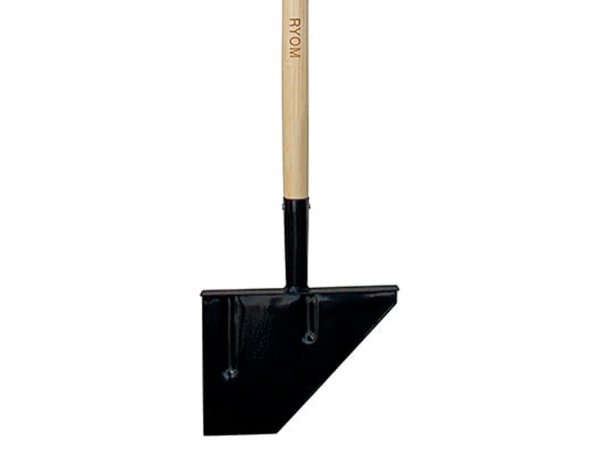 Ryom kantskærer m/træskaft 110 cm. Billedet viser produktet med hvid baggrund.