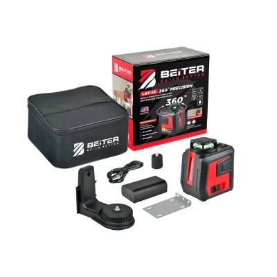 Beiter krydslaser (grøn) Beiter krydslaser (grøn), produkt med tilbehør