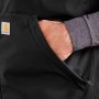 Carhartt Rain Defender softshellvest. Billedet viser produktets lomme. 