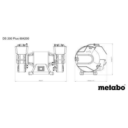 Metabo bænksliber DS 200 PLUS Metabo bænksliber