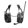 Hellberg Synergy DR hjelmmonteret med FM/DAB+ radio. Billedet viser produktet forfra.