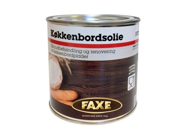 Faxe køkkenbordsolie hvid Faxe køkkenbordsolie hvid 0,75 liter