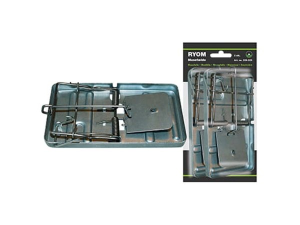 Musefælde smæk metal, sæt med 2 stk. 10-4.dk giftfri og effektiv