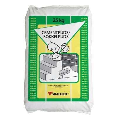 Skalflex cement sokkelpuds