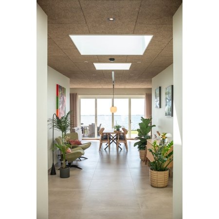 Akustikplade træbeton loftplade med ekstra fin struktur til loft og væg