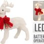 Haarhr & Co LED rensdyr i plys 20 cm 4300563. Billedet viser produktets funktioner.