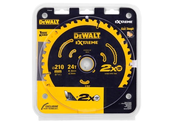 Dewalt Extreme rundsavklinge. Billedet viser produktet fra forsiden.