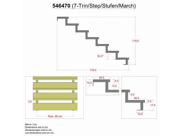 Plus trappevange 7-trin