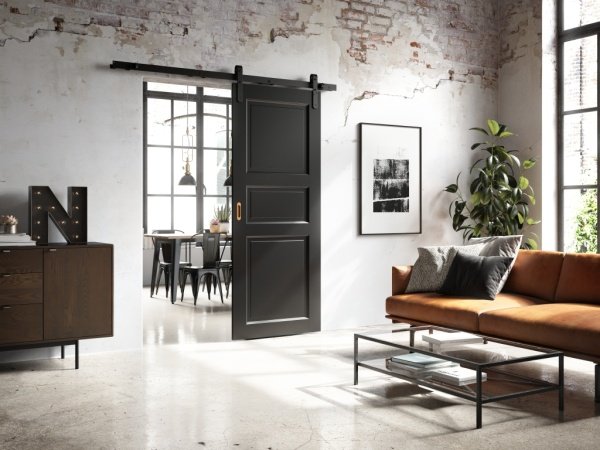 Swedoor skydedørsskinne Retro