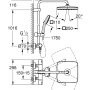 Grohe brusesætVitalo Comfort 250, krom