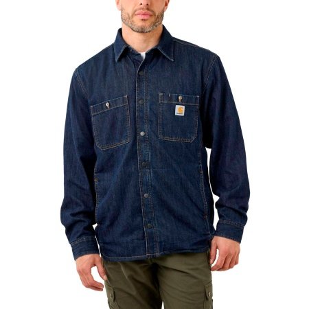 Carhartt denimskjorte med for