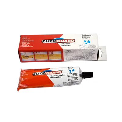 Wallmann Click Guard forsegler. Ses som tube og indpakning