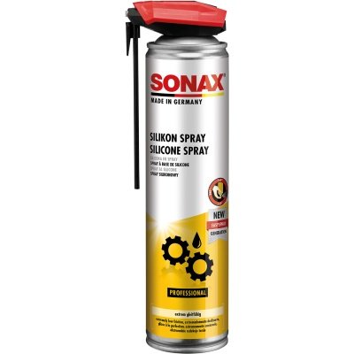 Sonax silikonespray (400 ml) smører og beskytter gummi, kunststof, træ og metaldele. Reducerer friktion, eliminerer knirkelyde og beskytter mod fugt. 