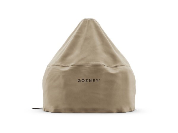 Gozney Dome Gen 2.0 XL betræk i beige. Billedet viser produktet forfra.