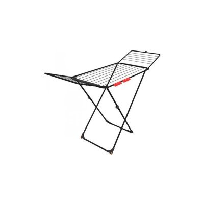 Vileda tørrestativ (18 m snor) Universal Ultimate, med X-ben. Billedet viser produkt udklappet.