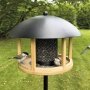 Ryom Cotta fuglefoderhus i bøgetræ med metalstander