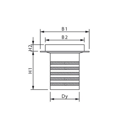 Wavin komplet gulvafløb PVC