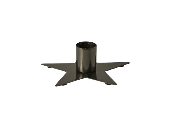 Dacore stjerne lysestage i sort metal Dacore stjerne lysestage i sort metal Ø10cm 333257