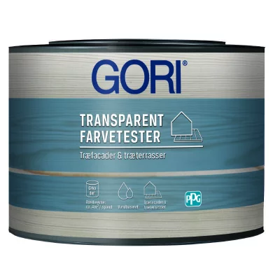 Gori transparent farvetester 0,38 liter base 30.