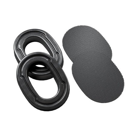 Hellberg Comfortpad gelpuder Sorte Hellberg Comfortpad gelpuder med kliksystem. Billedet viser produktet forfra.