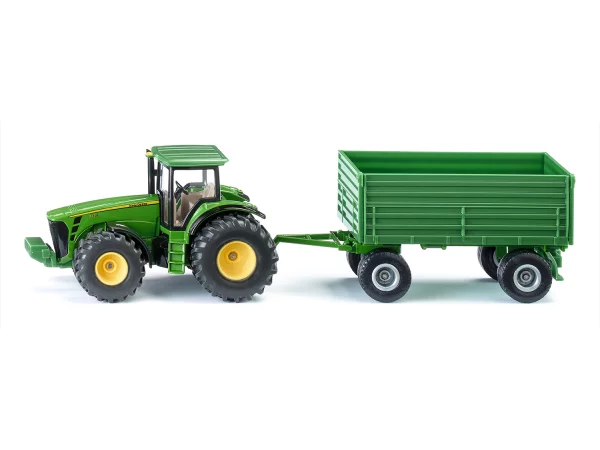 John Deere Traktor m/trailer