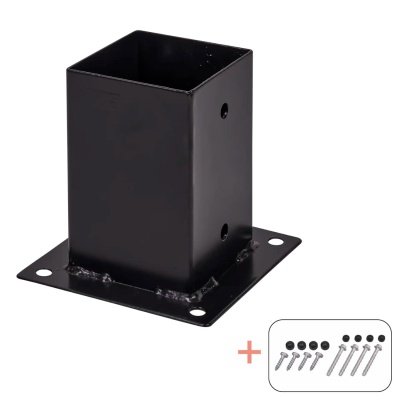 Plus Cubic stolpefod SORT