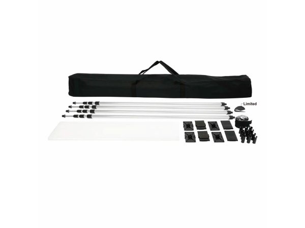 Bihui støvvæg Bihui støvvæg standard. Miljøbilledet viser produktet i brug ved trappe.