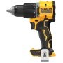 Dewalt 18V XR kulløs kompakt slagboremaskine, Solo. Billedet viser produkt fra siden.