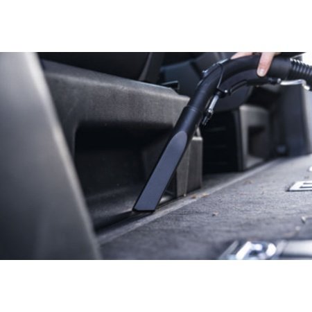 Scheppach tæpperenser Spray Vac 20 1600W. Billedet viser produktet og tilbehør.