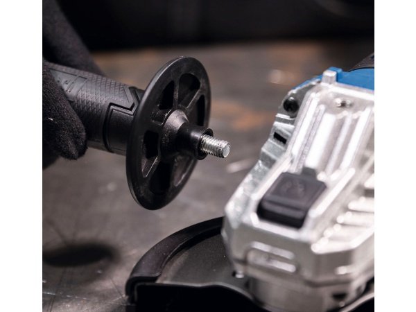 Scheppach vinkelsliber BC-AG125-X, 20V Solo, 125mm. Billedet viser produktet med hvid baggrund.