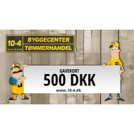 10-4 gavekort kr. 500,- 10-4 gavekort kr. 500,-