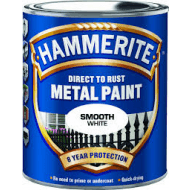 Hammerite glat hvid 250ml Hammerite glat hvid 250ml