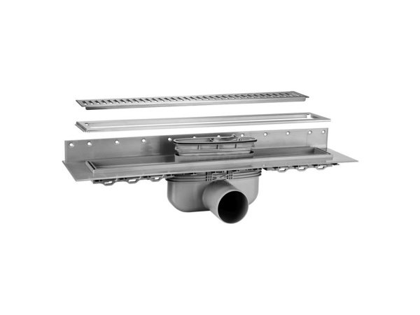 Purus afløbsrendesæt Line Rib