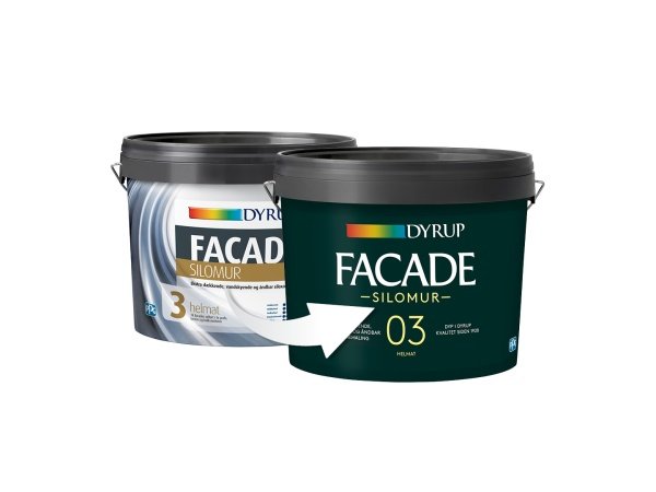 Dyrup facade silomur