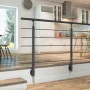 Dolle Clean Black gelændersæt. Produkt vises i indendørs miljø