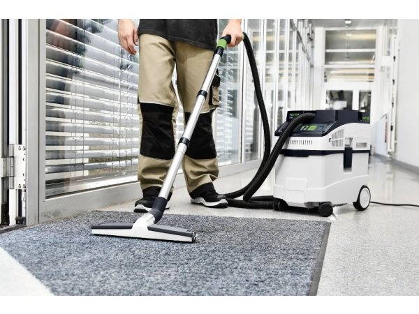 Festool støvsuger CT25 CLEANTEC Festool støvsuger 1200W CT25 CLEANTEC. Billedet viser produktet og tilbehør.