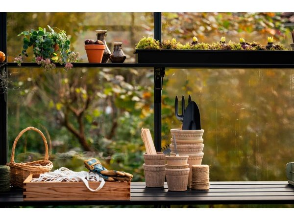 Halls integreret lamelhylde