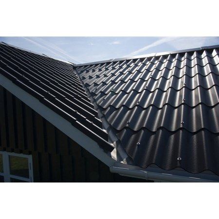 Bølgeplade sortblå B7